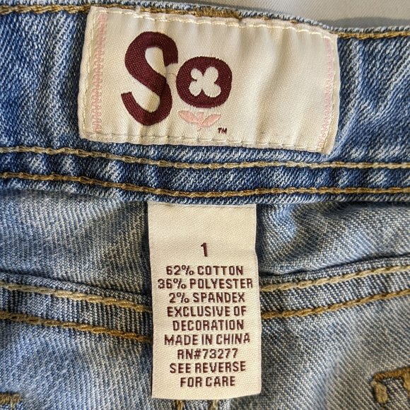 So “Wear It Declare It” Jeans in Aquarius wash. size 1! EUC! - Picture 11 of 13